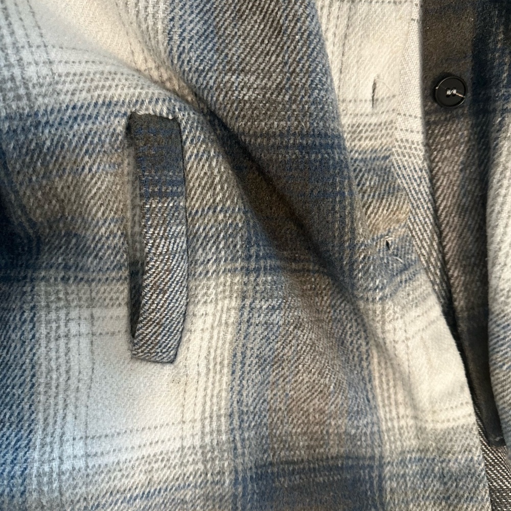 Plaid Button-Up Shacket - Picture 2 of 3